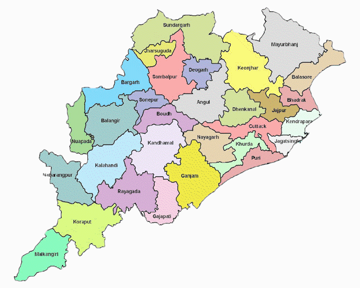 Map showing OKCL's Network of ALCs